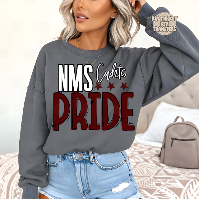NMS Cadets pride DTF Transfer, Ready to Press