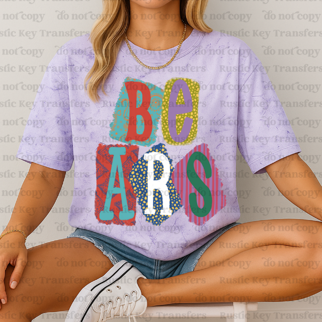 Bears DTF Transfer, Ready to Press