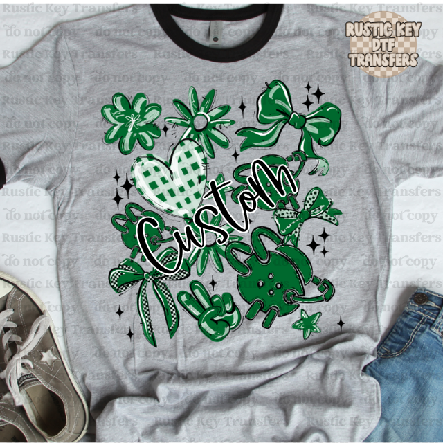 Custom Wrestling collage DTF Transfer, Ready to Press