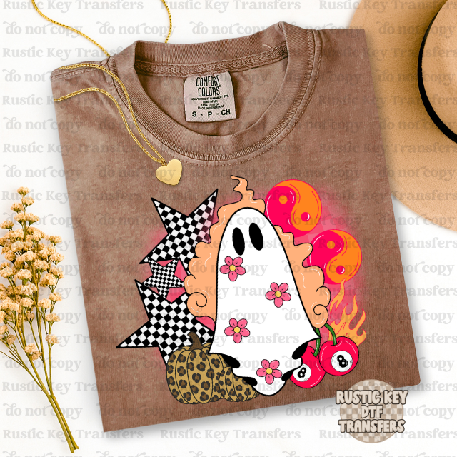 Ghost DTF Transfer, Ready to Press