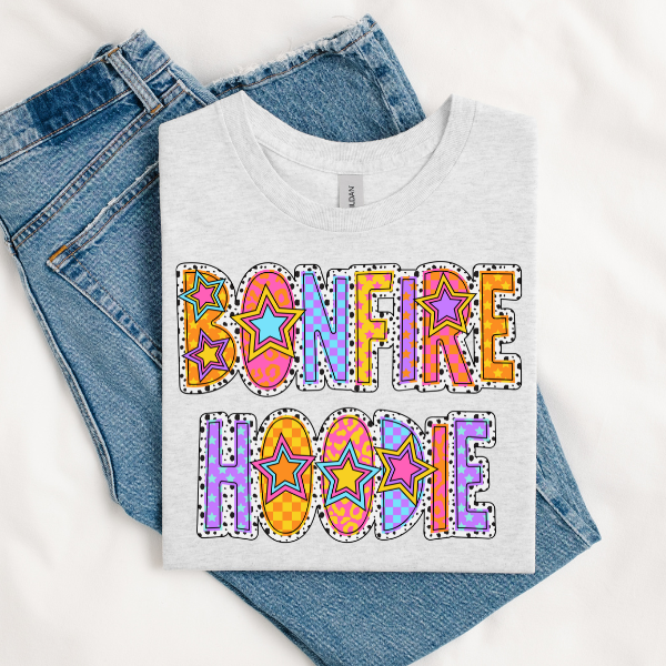 Bonfire hoodie DTF TRANSFER