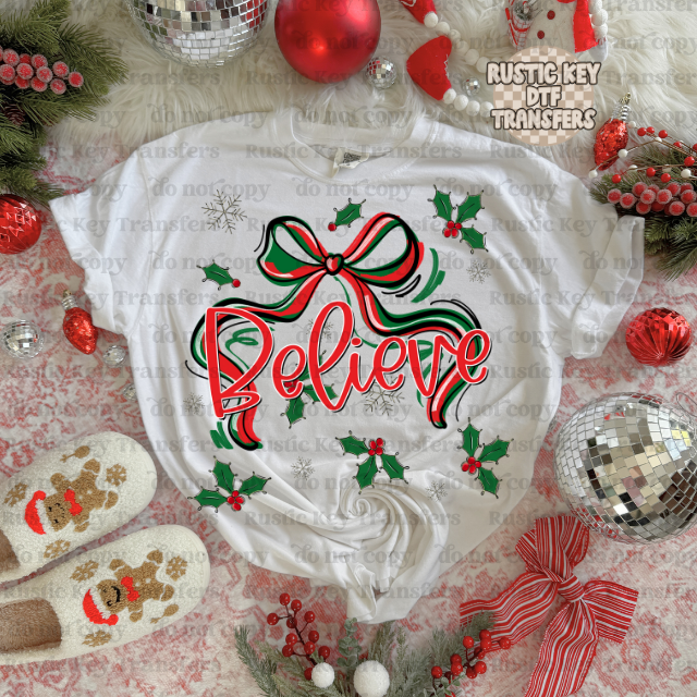 Believe DTF Transfer, Ready to Press