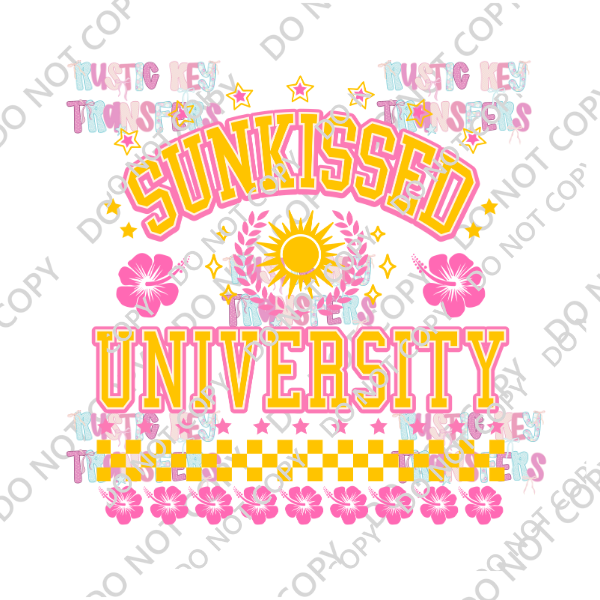 SUNKISSED UNIVERSITY DTF TRANSFER