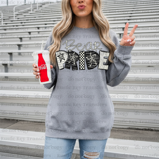 Bear Pride DTF Transfer, Ready to Press