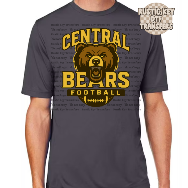 Central Bears Football Dri-fit