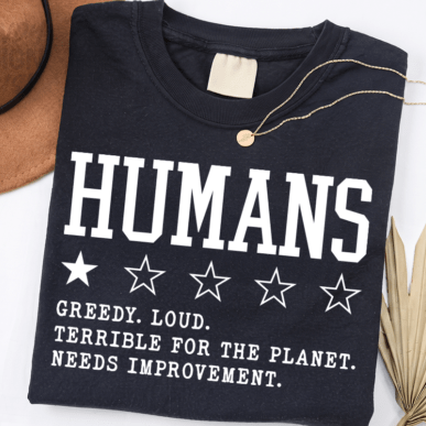 Humans needs improvement DTF Transfer, Ready to Press Rustic Key Transfers