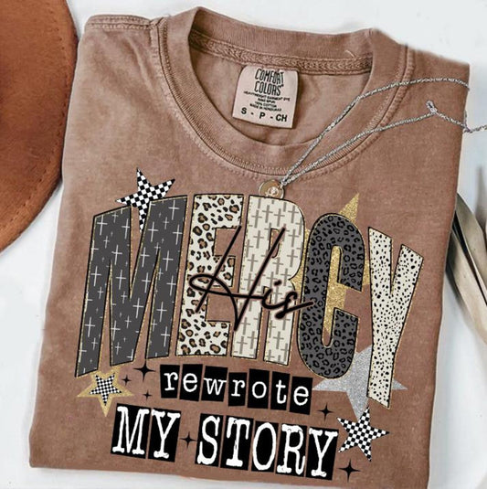 HIS MERCY REWROTE MY STORY DTF TRANSFER Rustic Key Transfers