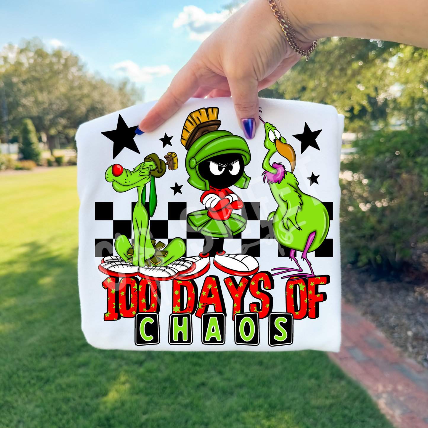 100 Days of school DTF Transfer, Ready to Press