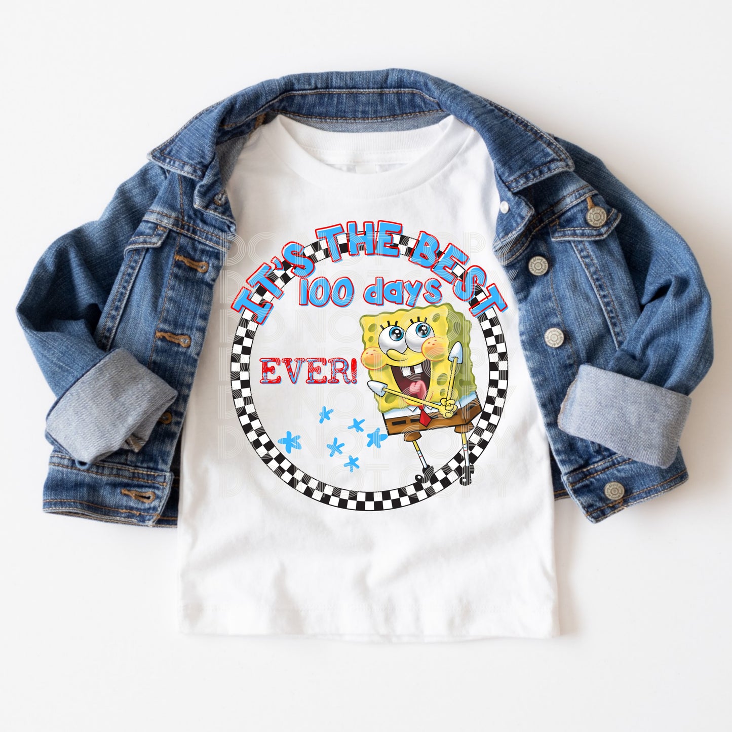 100 Days of school DTF Transfer, Ready to Press