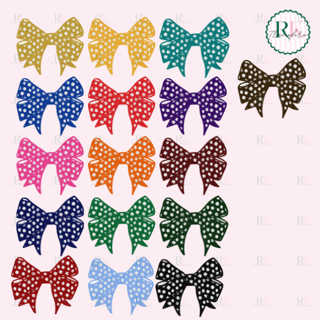 Custom Stitch bow DTF Transfer, Ready to Press Rustic Key Transfers