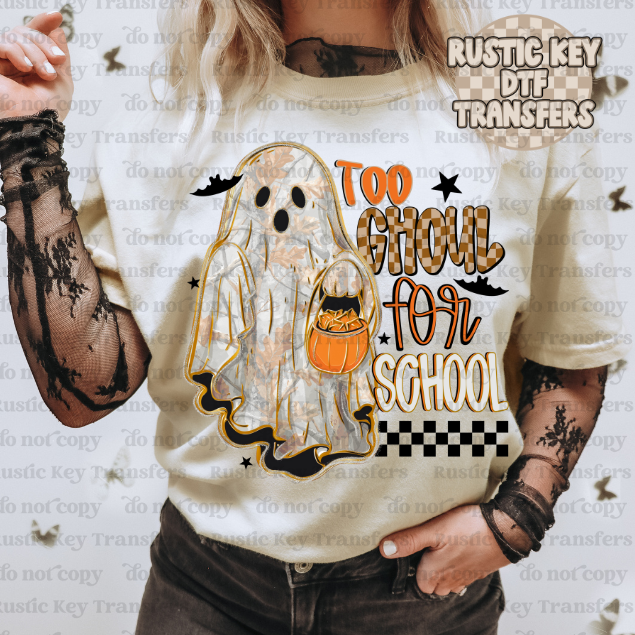 To ghoul for school DTF TRANSFER