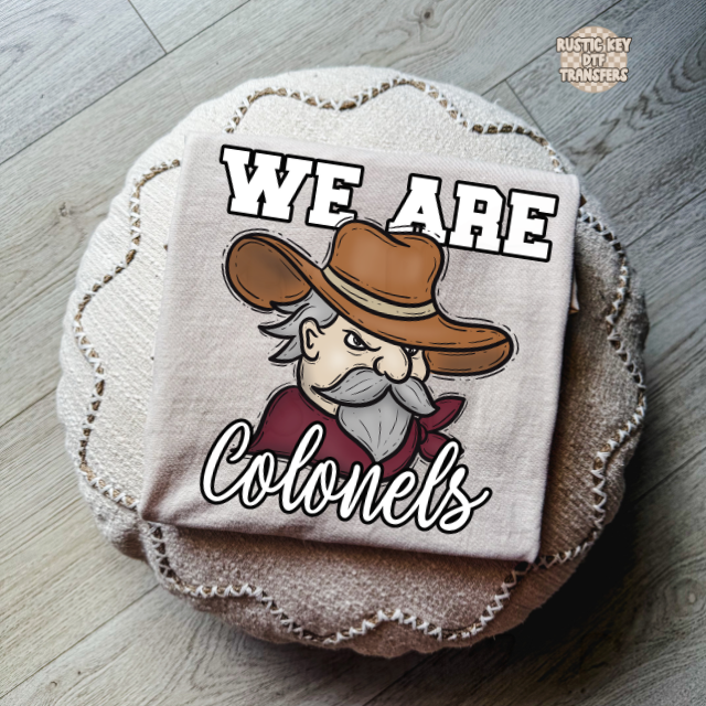 We are Colonels DTF Transfer, Ready to Press