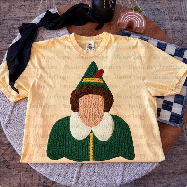 Elf DTF Transfer, Ready to Press