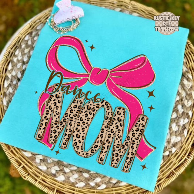 Dance Mom Pink Coquette DTF Transfer, Ready to Press