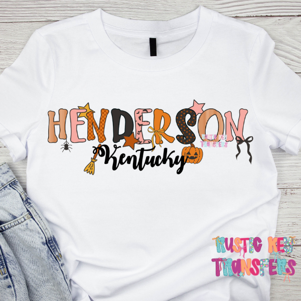Spooky Henderson, KY DTF TRANSFER