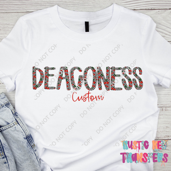 Deaconess Hospital Custom T-shirt Rustic Key Transfers