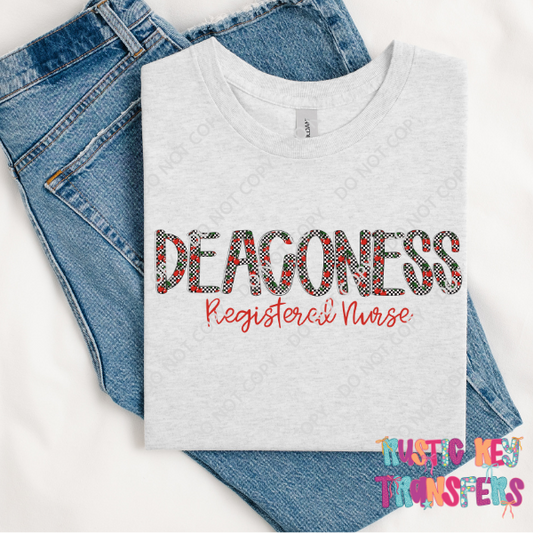 Deaconess Hospital Custom T-shirt Rustic Key Transfers