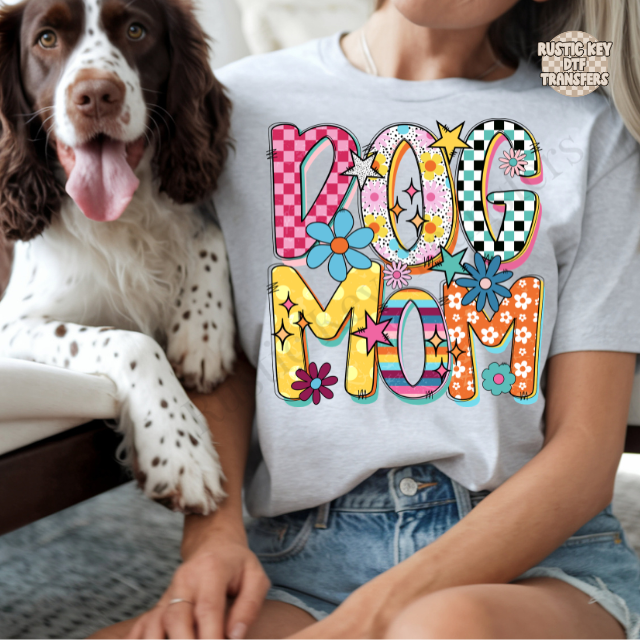 Dog mom funky fresh DTF Transfer, Ready to Press