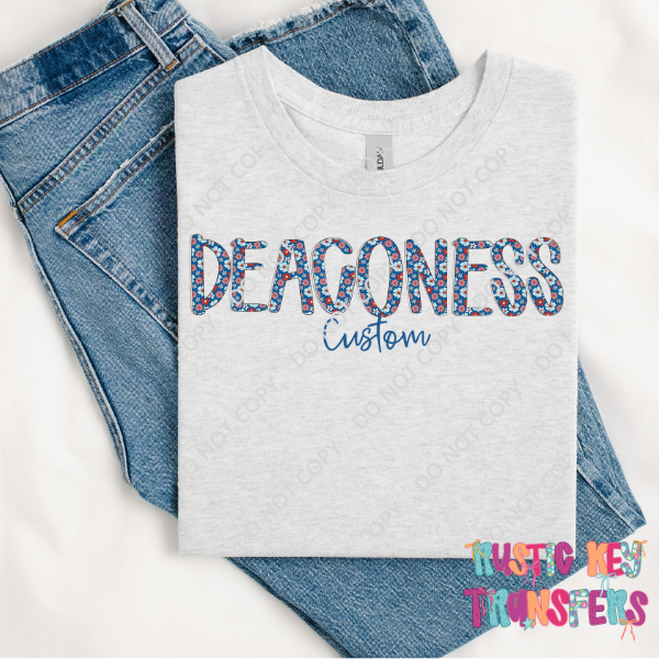 Deaconess Hospital Custom T-shirt