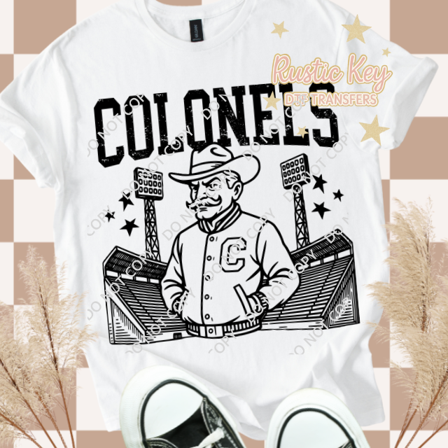 Colonels Letterman DTF TRANSFER