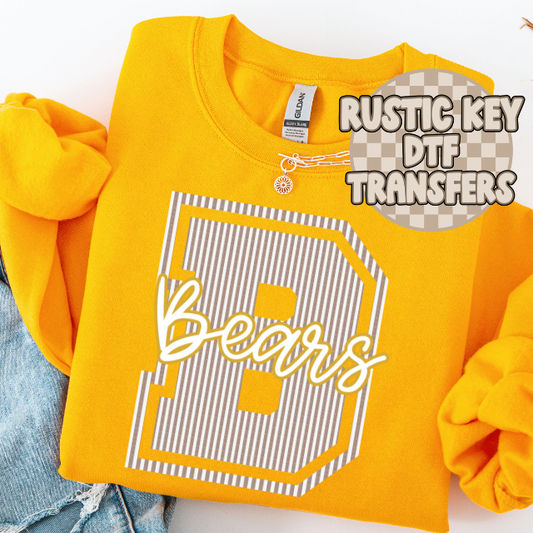 Central Bears Seersucker Gildan Crewneck