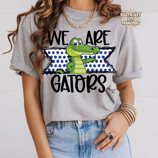 We are Gators DTF Transfer, Ready to Press