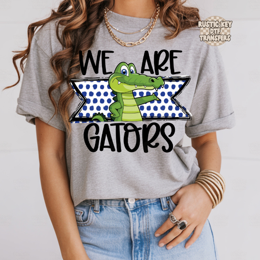 We are Gators DTF Transfer, Ready to Press