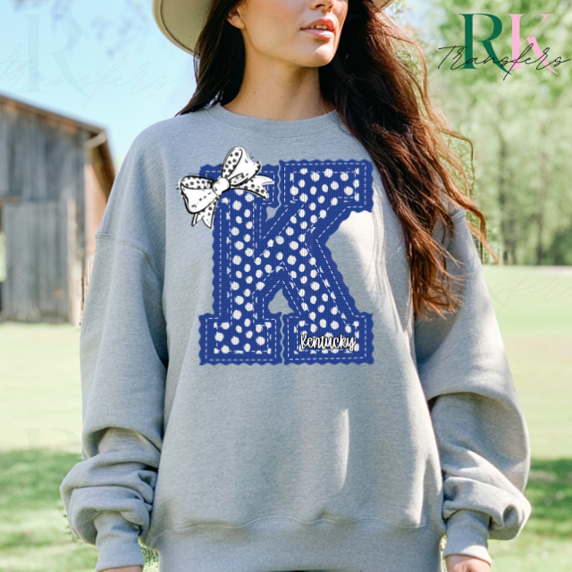 Kentucky dots DTF Transfer, Ready to Press Rustic Key Transfers