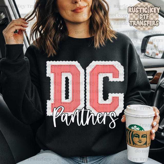 Daviess County Panthers Prepster DTF Transfer, Ready to Press