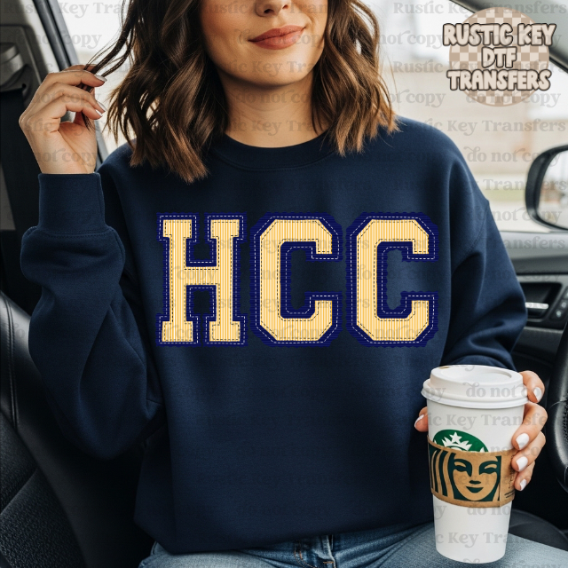 Henderson Community College Prepster DTF Transfer, Ready to Press