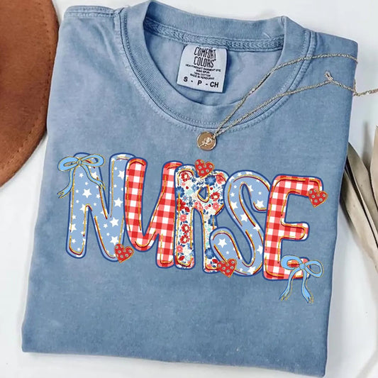 Pretty Coquette Nurse DTF TRANSFER Rustic Key Transfers