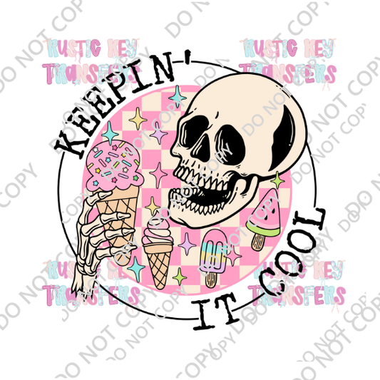 KEEPIN' IT COOL ICE CREAM  DTF TRANSFER