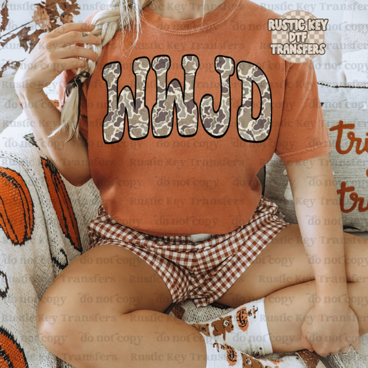 WWJD DTF Transfer - Ready To Press