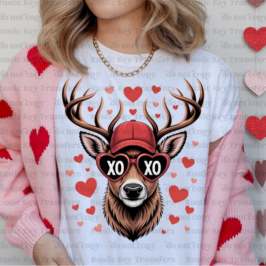 Deer xoxo DTF Transfer, Ready to Press