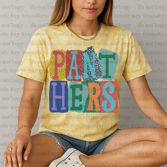 Panthers DTF Transfer, Ready to Press