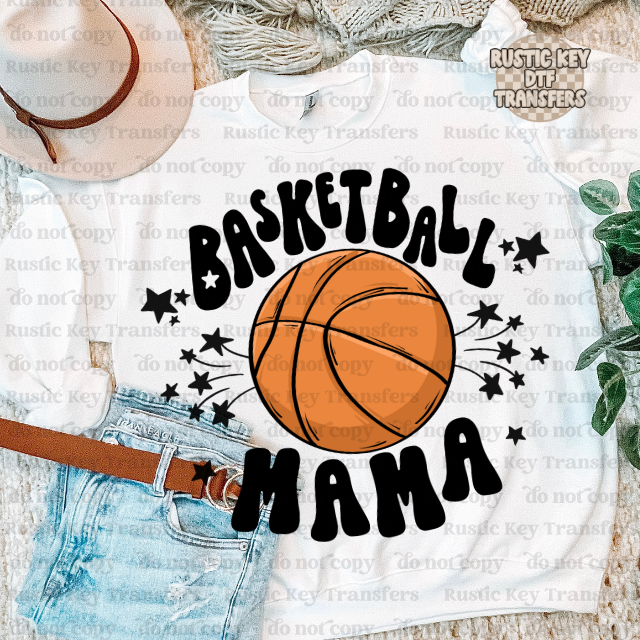 Basketball Mama DTF Transfer, Ready to Press