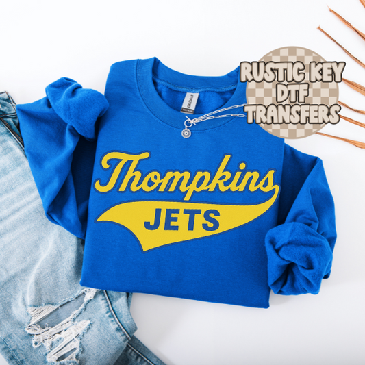 Thompkins jets DTF TRANSFER