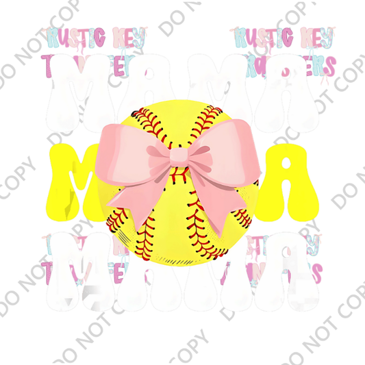 SOFTBALL DTF TRANSFER