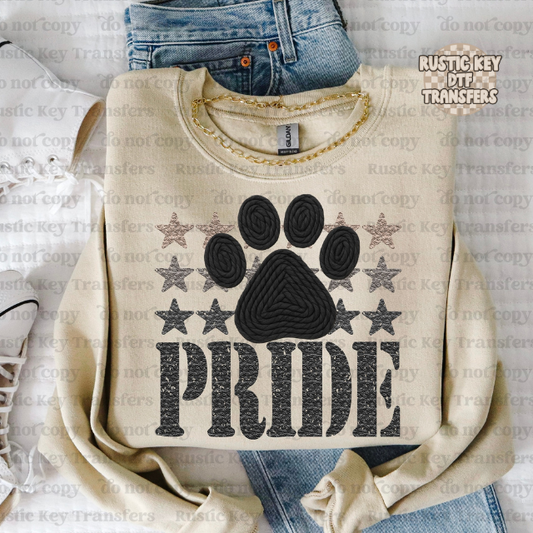 Bobcat pride yarn mascot DTF Transfer, Ready to Press