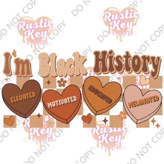 BLACK HISTORY DTF TRANSFER
