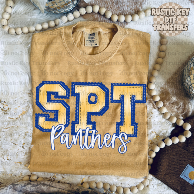 Spottsville Panthers Prepster DTF Transfer, Ready to Press