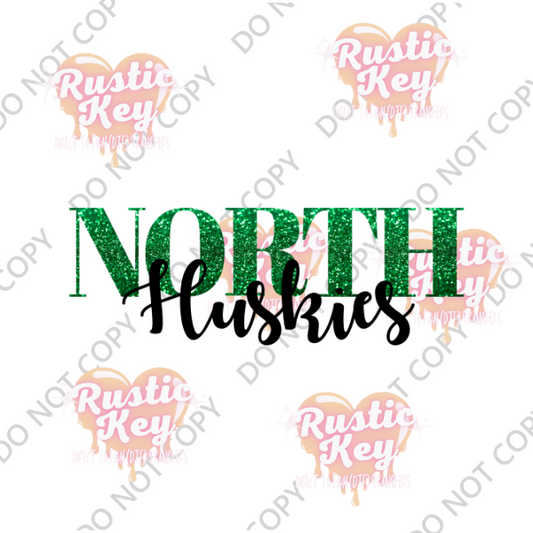 NORTH HUSKIES DTF TRANSFER