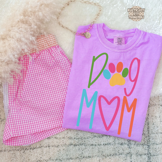 Dog mom DTF Transfer, Ready to Press