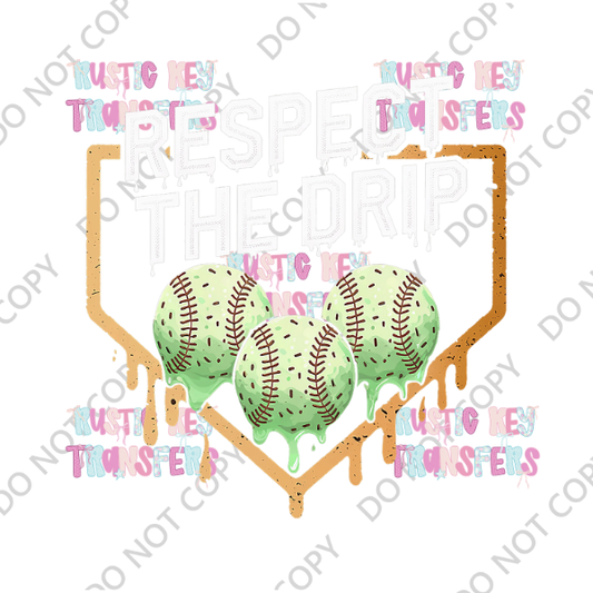 BASEBALL DTF TRANSFER
