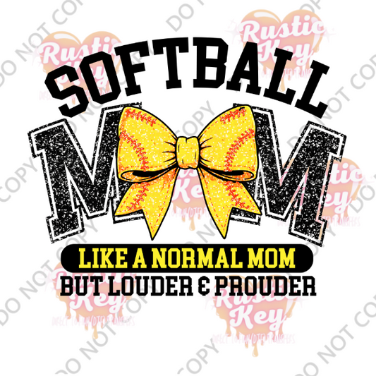 MAMA SOFTBALL DTF TRANSFER