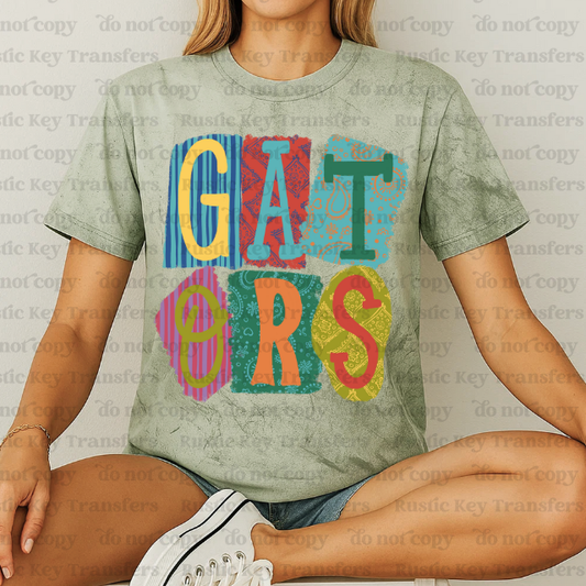 Gators DTF Transfer, Ready to Press