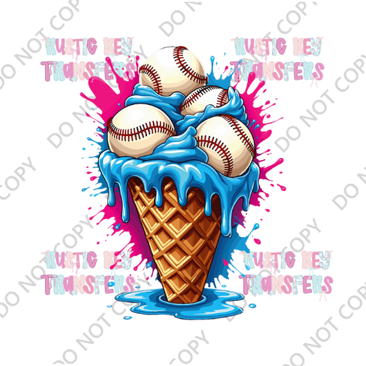 BASEBALL DTF TRANSFER