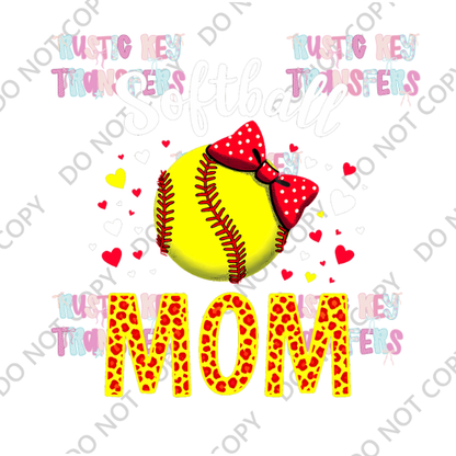 SOFTBALL DTF TRANSFER