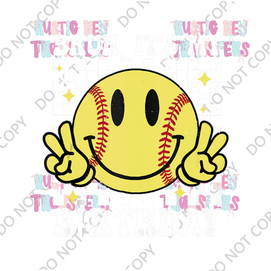 SOFTBALL DTF TRANSFER