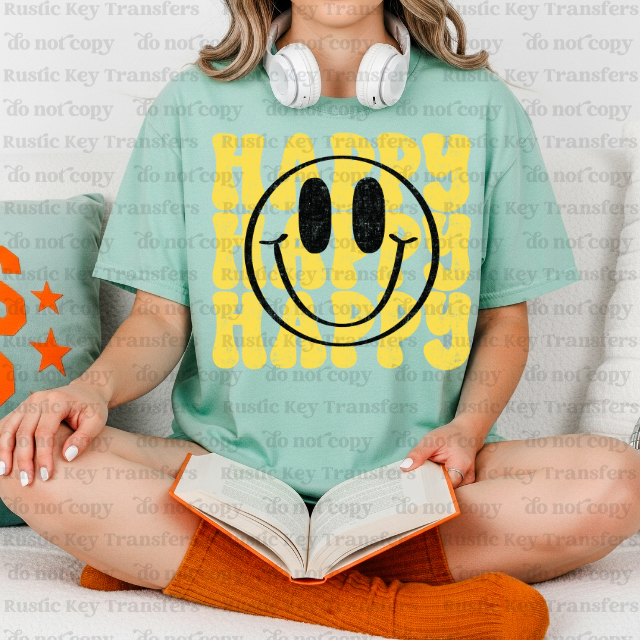 Happy DTF Transfer, Ready to Press